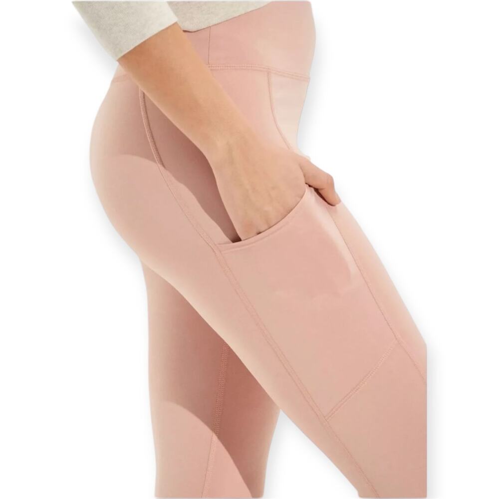 American Eagle Light Pink The‎ Everything Pocket Leggings Size Small Athleisure - Picture 3 of 13